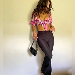 New with tags Rumors / Rumoured Black East Village Flare Pants Medium